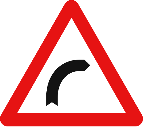 Curbă la dreapta