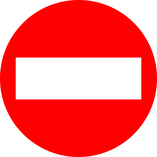 Exemplu de indicator din categoria Interzicere