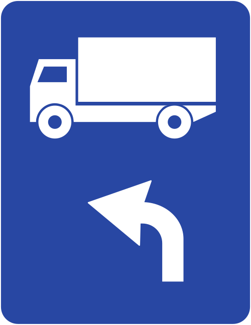 RO road sign F18