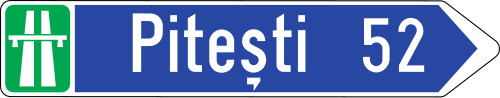 Săgeată indicatoare pentru destinație