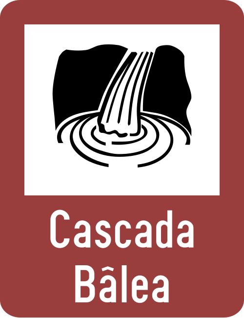 Indicator rutier: Cascadă